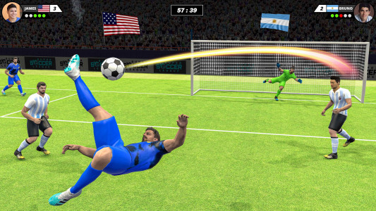 اسکرین شات 1 بازی Super Soccer League Games 2023