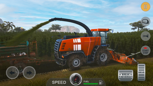 اسکرین شات بازی Village Driving Tractor Games 2
