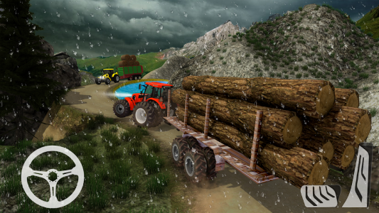 اسکرین شات بازی Hill Tractor Trolley Simulator 4