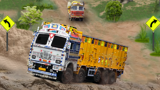 اسکرین شات بازی Indian Truck Simulation : Heavy Hill Driving 4