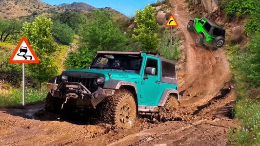 اسکرین شات بازی Mobile Jeep Simulator: Offroad 1