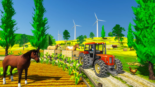 اسکرین شات 5 بازی Tractor Trolley Farming Game
