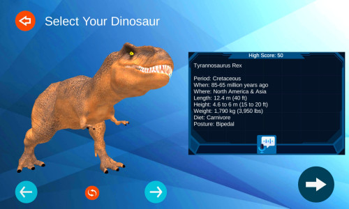 اسکرین شات بازی Dinosaur Sim 1