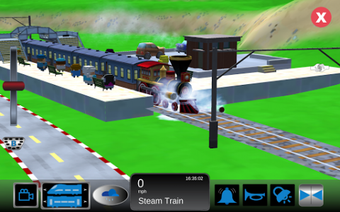 اسکرین شات بازی Kids Train Sim 2