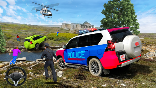 اسکرین شات 2 بازی Offroad Police Car Chase Game