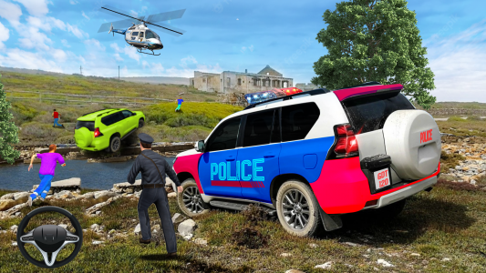 اسکرین شات بازی Offroad Police Car Chase Game 2