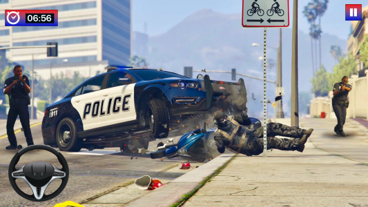 اسکرین شات 4 بازی Offroad Police Car Chase Game
