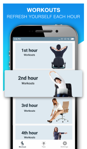 اسکرین شات 2 برنامه Office Workout Exercises