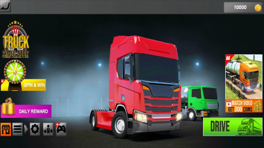 اسکرین شات برنامه Truck Simulator : Truck Games 1