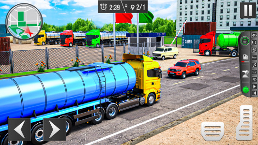 اسکرین شات برنامه Truck Simulator : Truck Games 1