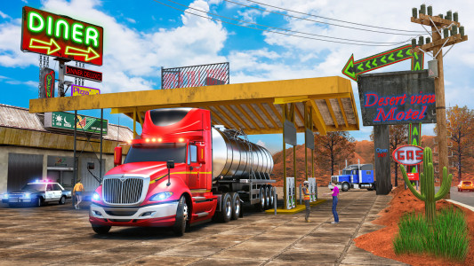اسکرین شات برنامه Truck Simulator : Truck Games 1