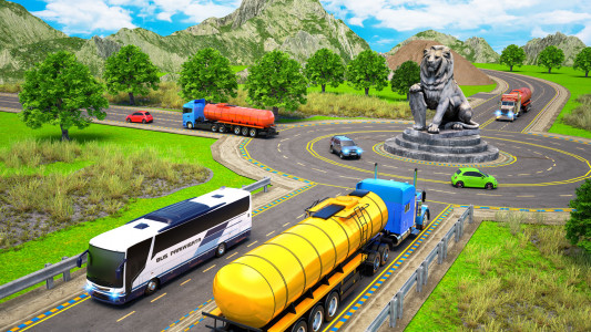 اسکرین شات برنامه Truck Simulator : Truck Games 4