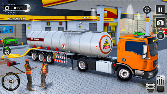 اسکرین شات 1 بازی Oil Tanker Truck: Driving Game