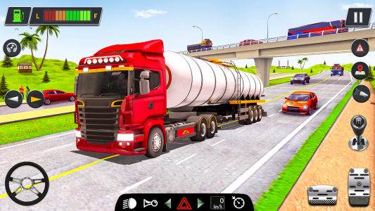 اسکرین شات بازی Oil Tanker Truck: Driving Game 1