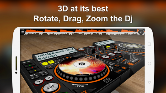 اسکرین شات برنامه DiscDj 3D Music Player - 3D Dj 1