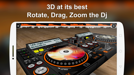 اسکرین شات 1 برنامه DiscDj 3D Music Player - 3D Dj
