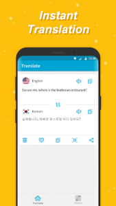 اسکرین شات برنامه Language Translator, Pronounciation & Conversation 4
