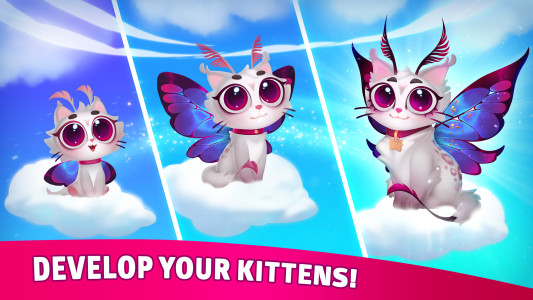 اسکرین شات 2 بازی Merge Cats: Magic games