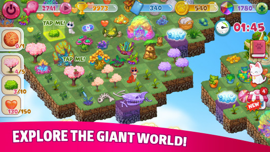 اسکرین شات بازی Merge Cats: Magic games 4