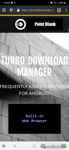 اسکرین شات برنامه Turbo Download Manager 1