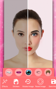 اسکرین شات برنامه Face Beauty Makeup 3