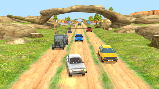 اسکرین شات بازی Old Classic Car Race Simulator 3
