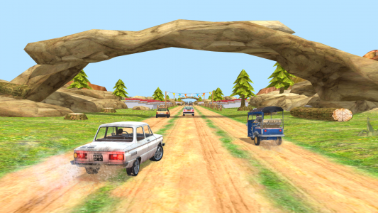 اسکرین شات بازی Old Classic Car Race Simulator 1