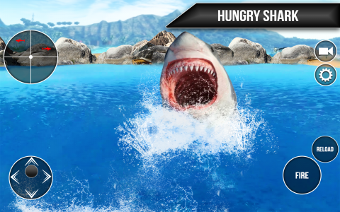 اسکرین شات بازی Wild Shark Fish Hunting game 1