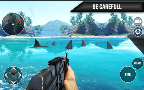 اسکرین شات بازی Wild Shark Fish Hunting game 5