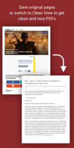 اسکرین شات 4 برنامه Web to PDF Converter