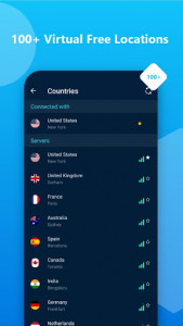 اسکرین شات برنامه OLOW VPN - Unlimited Free VPN 2