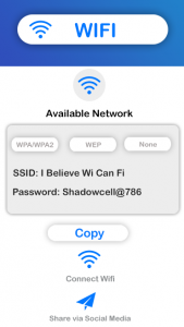 اسکرین شات برنامه Wifi QR Code - Barcode Scanner 7