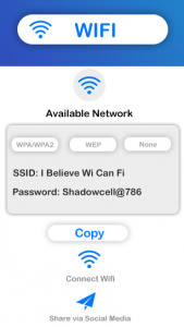 اسکرین شات برنامه QR Code Scanner Wifi Password 7