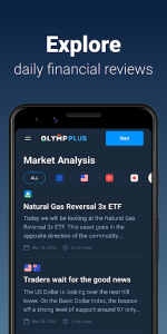 اسکرین شات برنامه Olymp Plus — Your Trading Assistant 5