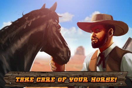 اسکرین شات بازی Cowboys Horse Racing Derby 2