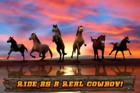 اسکرین شات بازی Cowboys Horse Racing Derby 5