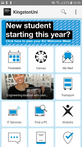 اسکرین شات 1 برنامه Kingston University