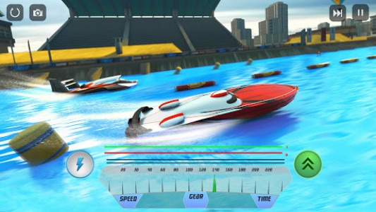 اسکرین شات بازی Water Boat Racing Simulator 3D 6