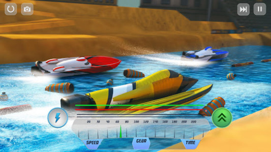 اسکرین شات بازی Water Boat Racing Simulator 3D 5