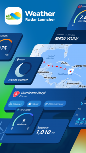 اسکرین شات برنامه Weather Radar Home 1