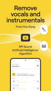 اسکرین شات 1 برنامه LALAL.AI: AI Vocal Remover