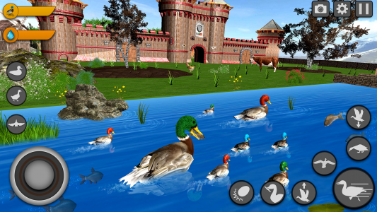 اسکرین شات 2 بازی Virtual Duck Family Game 3D