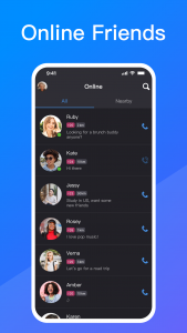 اسکرین شات برنامه Goodnight: Voice Chat & Dating 3