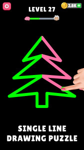 اسکرین شات 5 بازی Single Line Drawing Challenge