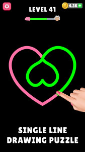 اسکرین شات 3 بازی Single Line Drawing Challenge