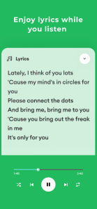 اسکرین شات 7 برنامه One Music Player