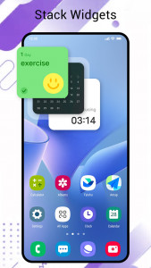 اسکرین شات برنامه One S25 Launcher - S25 One Ui 3