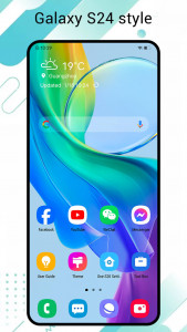 اسکرین شات برنامه One S25 Launcher - S25 One Ui 1
