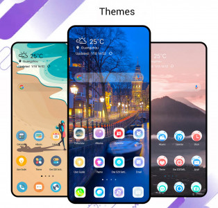 اسکرین شات برنامه One S25 Launcher - S25 One Ui 5