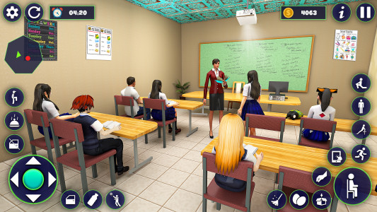 اسکرین شات 2 بازی School Girl Life Simulator 3D